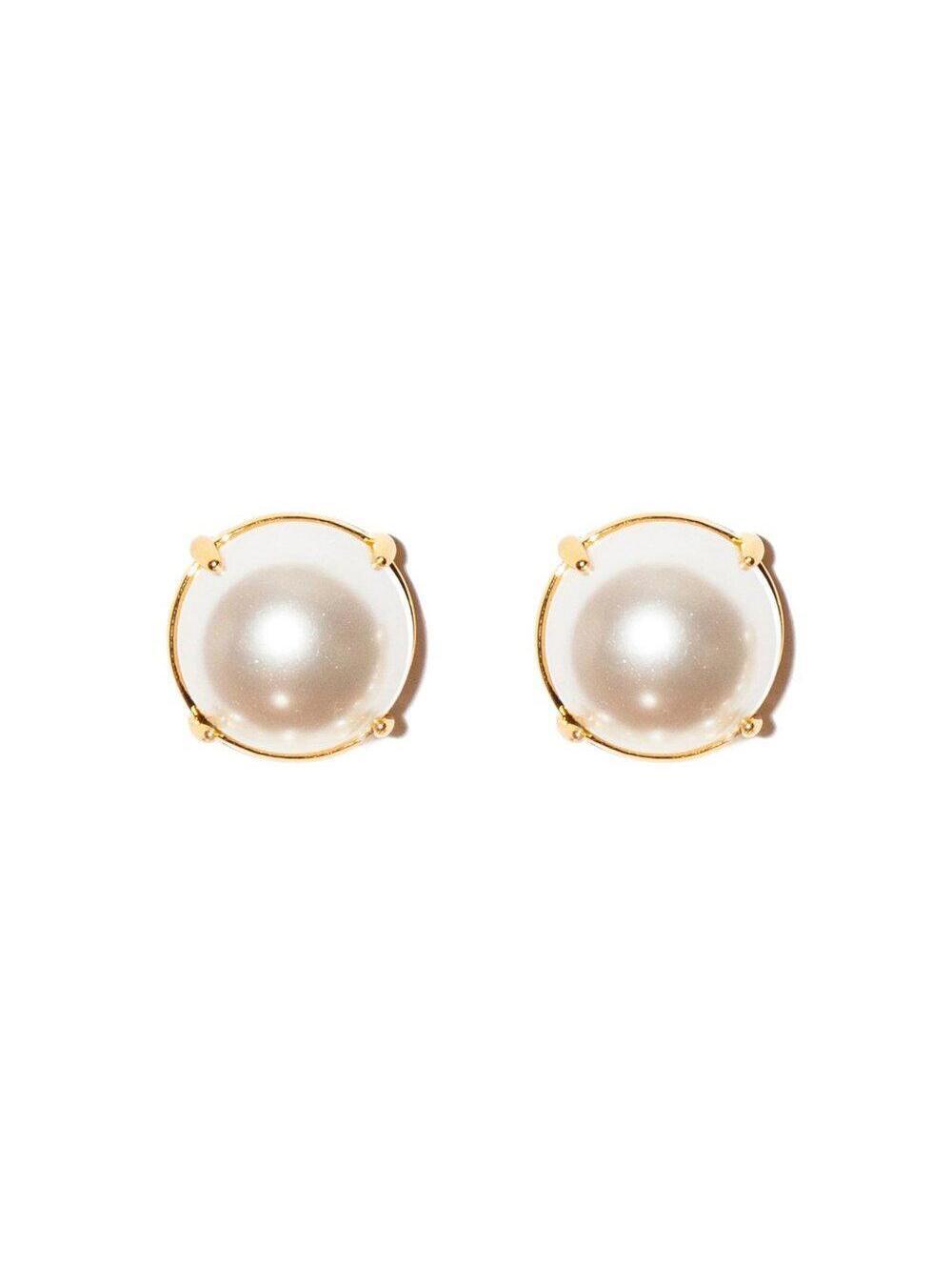 Lele Sadoughi Ashford Pearl Stud Earrings